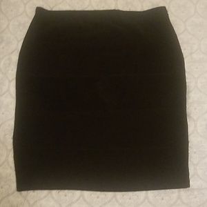 Solid Black Skirt